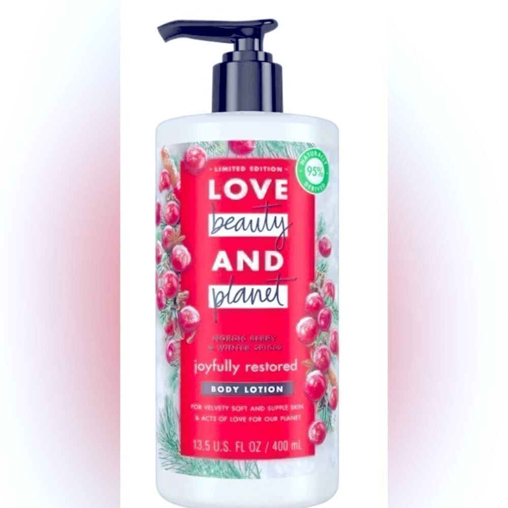 🛍️Love Beauty And Planet Body Lotion Nordic Berry & winter spices 13.5OZ/400…